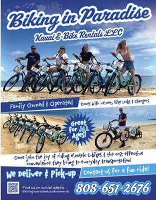 Biking in Paradise