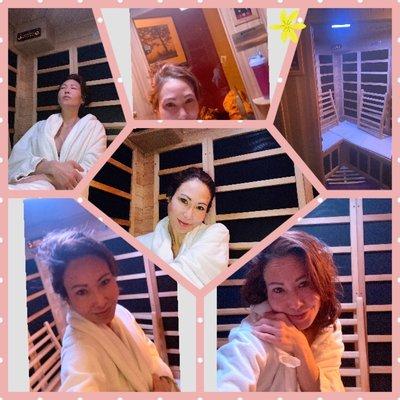 90 min massage then infrared for extra added health benefits!