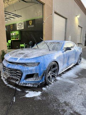 Full exterior detail getting completed.