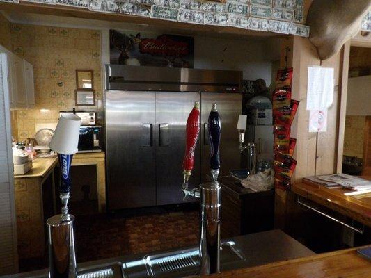 Beer and wine only! Budweiser on tap! Coors, Coors Lite and micro brews available in cans and bottles . CALL AHEAD FOR POOL NIGHT!