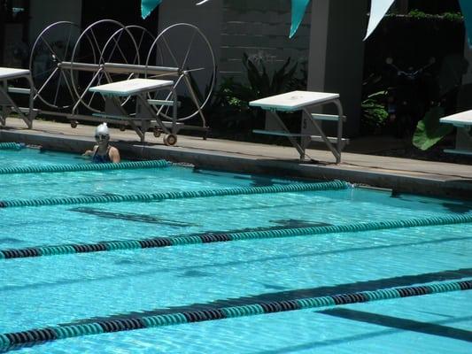 University of Hawaii's long course pool.