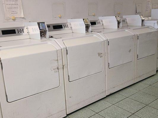 Most top loaders out of service.