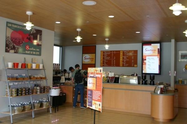 Sunstream Cafe located in the SCU library