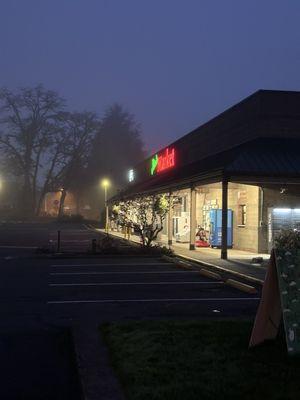 Jim's right before it opens at 7 AM