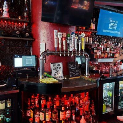 1st time here . Nice and clean. Drinks great. Cool jukebox couple of pool tables. Will come back when in area