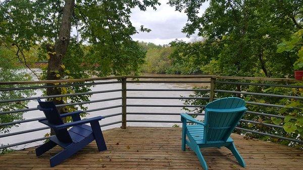 One of many tranquil spaces to align with nature.