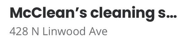McClean’s Cleaning Services