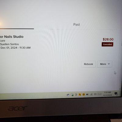 Double-check before you head for your appointment at Parlor!  Mine was canceled with no email or text letting me know!