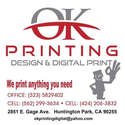 Ok Printing Design And Digital Printing