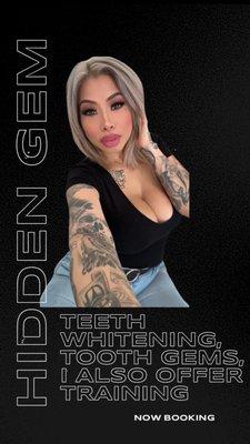 Now training for teeth whitening