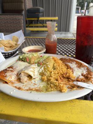 Three enchiladas