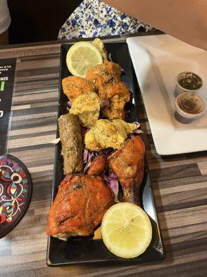 Their Mixed Grill. Lots of food. Great value and really tasty!