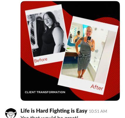 Life Is hard Fighting Is Easy