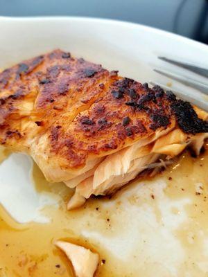 Honey soy drizzled salmon