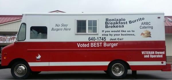 Mobile Food Truck serving Post Falls and Coeur d'Alene, Call 208 640-1746 for current location. Voted BEST Burger in N. Idaho