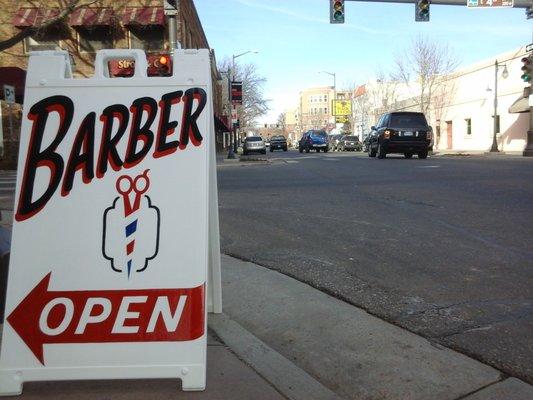 downtown atmosphere adjacent Henry's Pub