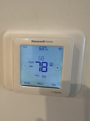 It is not 68 in apt. The real temperature is 78 as you can see and cool is on. AC is not working the last two weeks