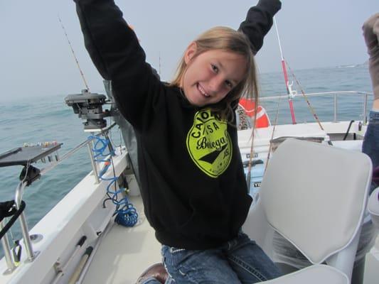 Girls love fishing too!