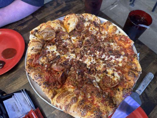 12" CJ's favorite pizza