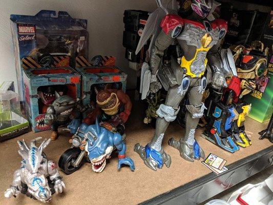 Street sharks, power rangers