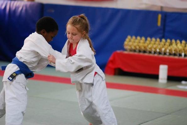 Judo is a great sport for any child. The techniques of judo are designed for a weaker opponent to defeat a strong opponent.