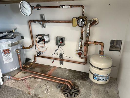 Water Heater and Expansion tank