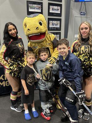 Visit from the Las Vegas Golden Knights!