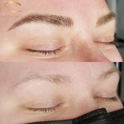 What a difference Microblading and shading does!