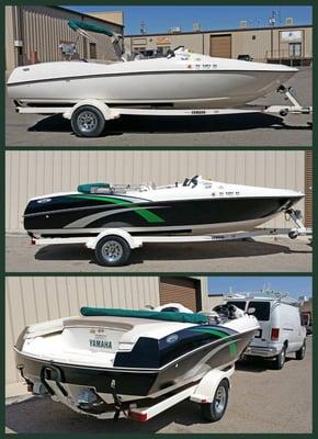 Graphic Design & Installation for yamaha boat