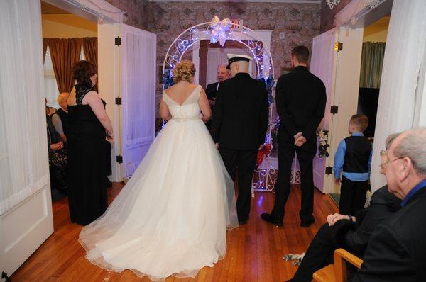 A Winter Wedding inside the Country Estate.