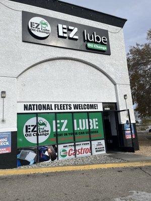 Front of f the building