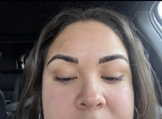 After touch up, perfection