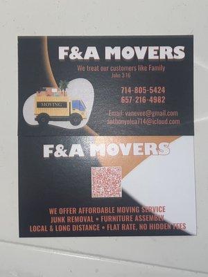 F&A Movers