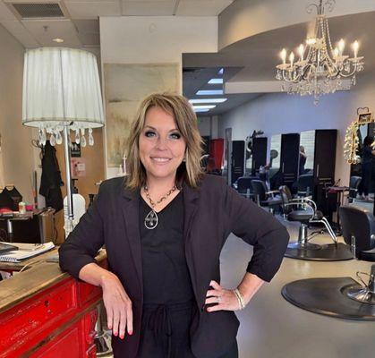 Owner/stylist, JENNIFER HOOD