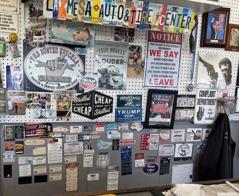 Political stickers (offensive)