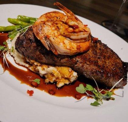 Steak and Shrimp