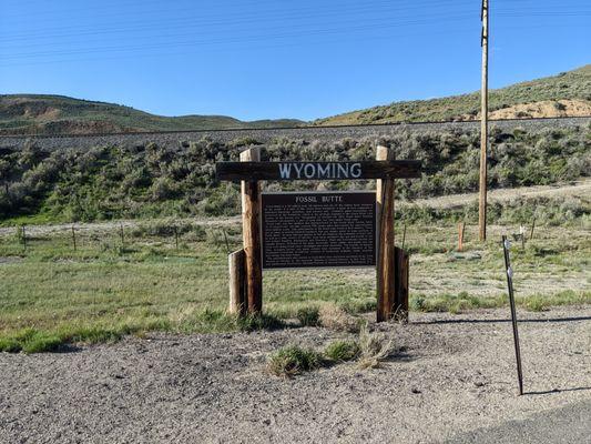 Fossil Butte Historical Marker