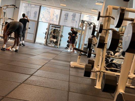 Trainers reserve equipment they aren't using