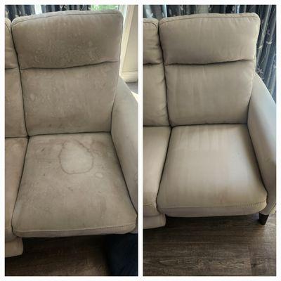 Before and after restoration