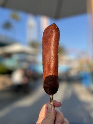 Boysenberry corn dog