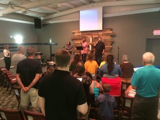 a Sunday Morning worship service!