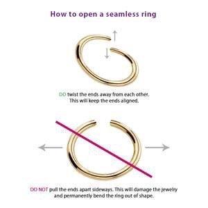 He pulled the ends apart sideways, and now my hoop is bent and won't close all the way.