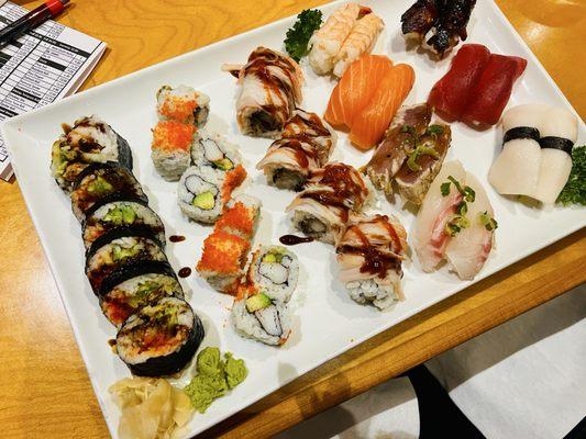 Sushi plate for 2