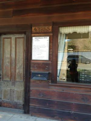 Entrance to the store