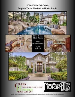 Sprawling North Tustin custom home for sale