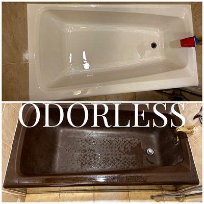 Odorless Bathtub Refinishing