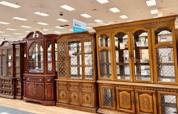 Breakfronts. Some in very good condition with dovetail drawers