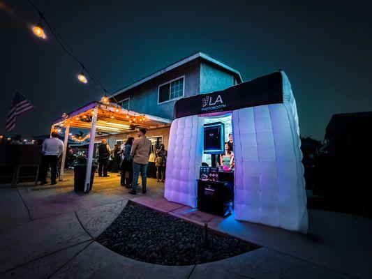 White Inflatable Photo booth