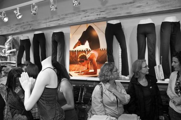 Athleta - In store advertising