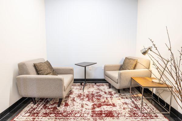 Room for Individual Therapy sessions at Overstory Health